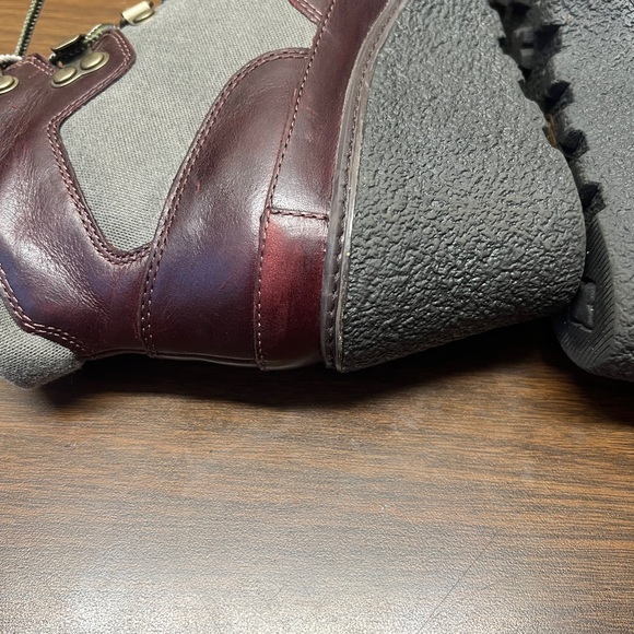 Timberland ‘Amston’ Wedge Heel Lace-up Ankle Boots - Size 8 - Picture 8 of 10